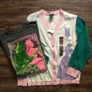 Girls Wicked sweater NWT- size XL PLUS FREE Wicked Girls Tee size Large!